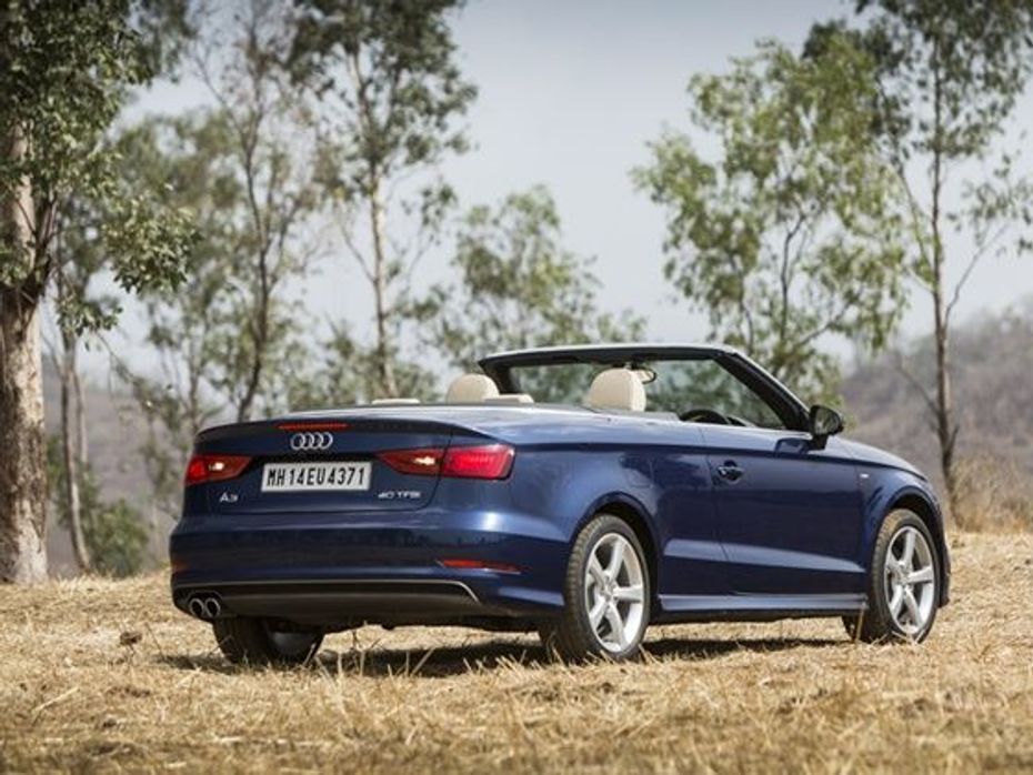 Audi A3 Convertible India Review rear