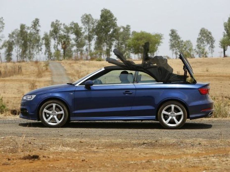 Audi A3 Convertible India Review roof
