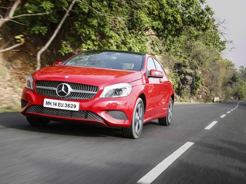 2015 Mercedes-Benz A-Class in action