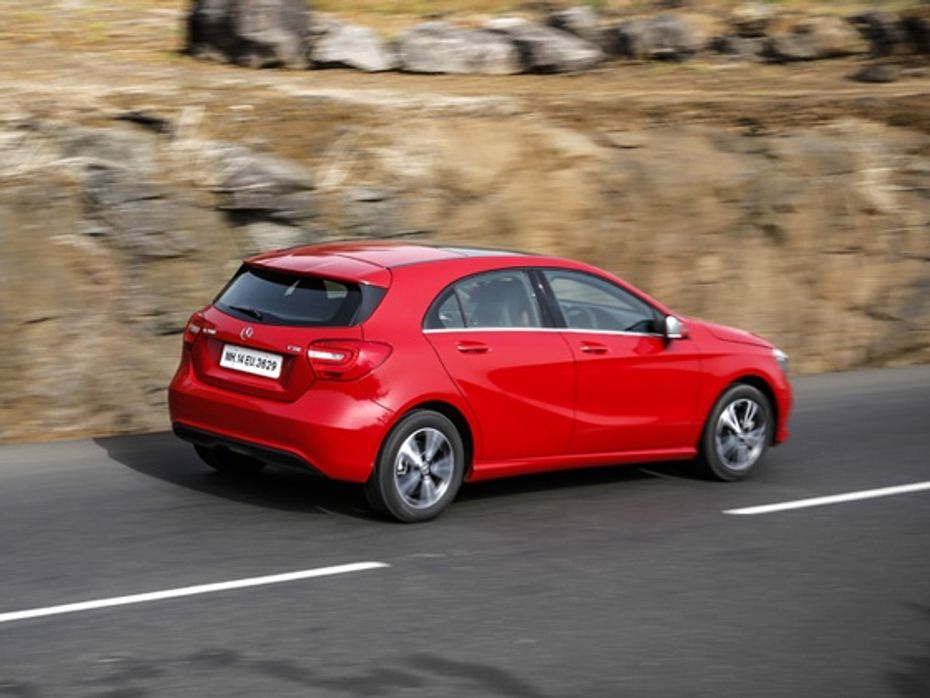 2015 Mercedes-Benz A200 in action