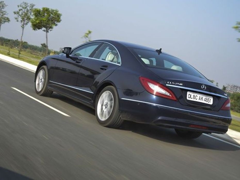 Mercedes-Benz CLS 250 CDI rear in action