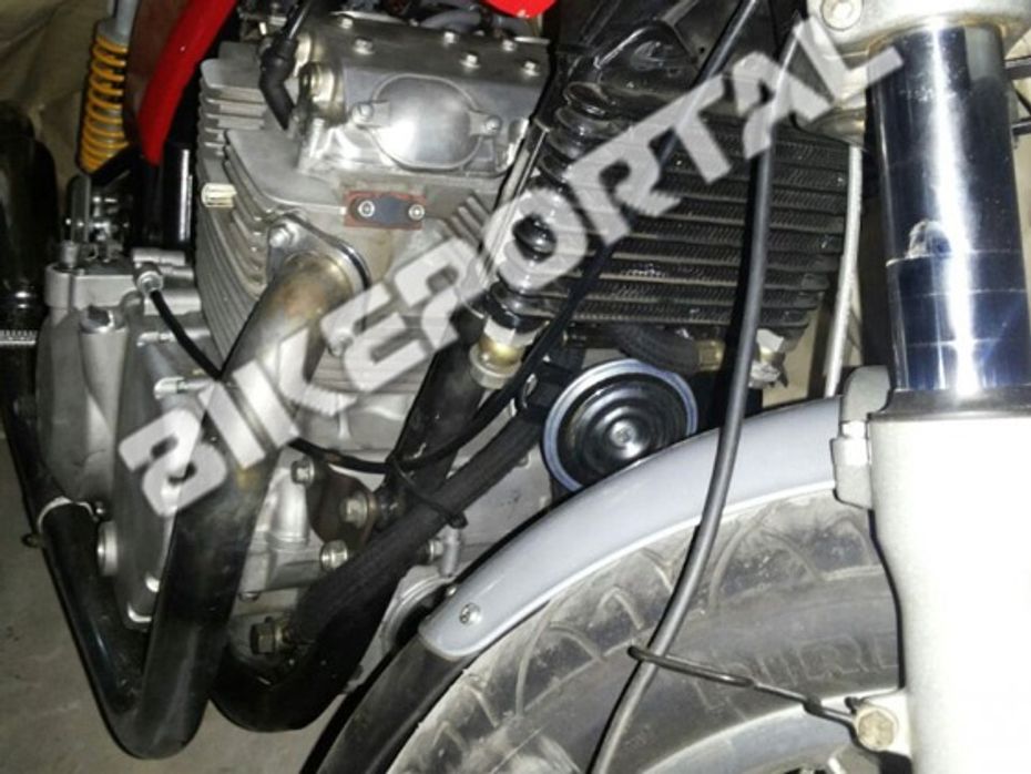 Royal Enfield 750cc motorcycle oil cooler