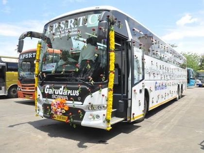 Scania hands over Metrolink Coach to APSRTC for trial run
