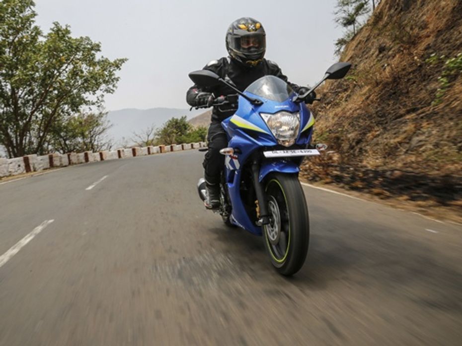 For most part the full-fairing Gixxer SF feels more alert than its half-fairing equipped rivals
