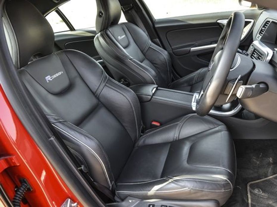 Volvo S60 R-Design front seats
