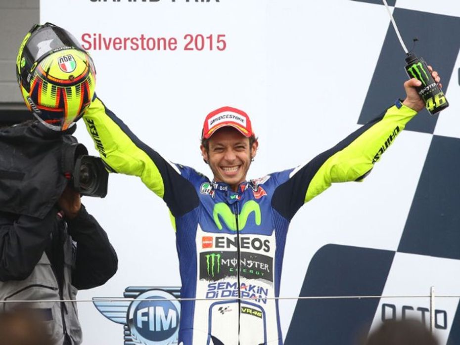 2015 British MotoGP Valentino Rossi winner
