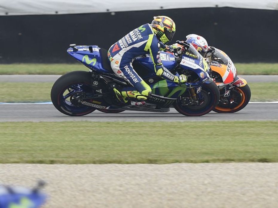 Valentino Rossi & Dani Pedrosa 2015 Indianapolis MotoGP