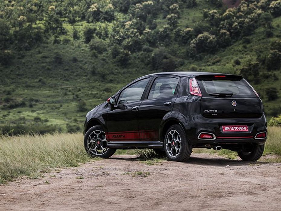 Abarth Punto Evo First Drive Review India rear picture