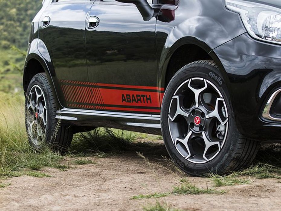 Abarth Punto Evo First Drive Review India wheels