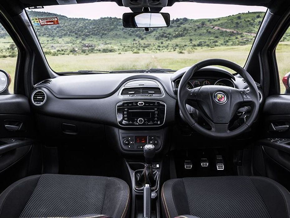 Abarth Punto Evo First Drive Review India dashboard