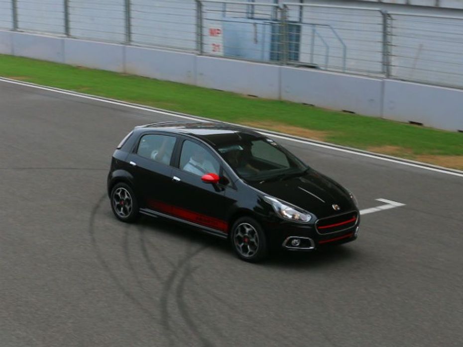 Abarth Punto in action