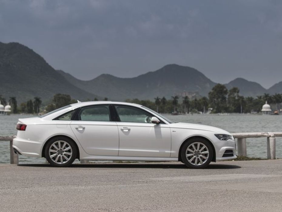 Audi A6 India review profile shot
