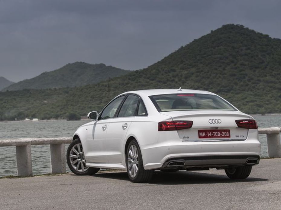 Audi A6 India review rear