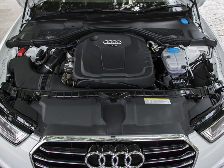 Audi A6 India review engine pic