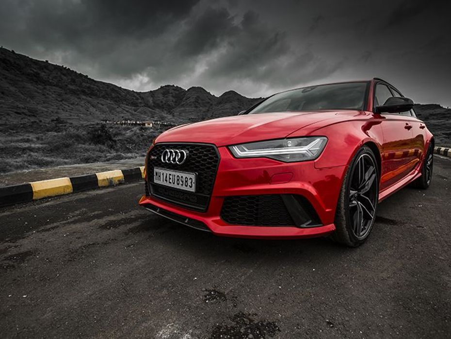 Audi RS6 India review front picture