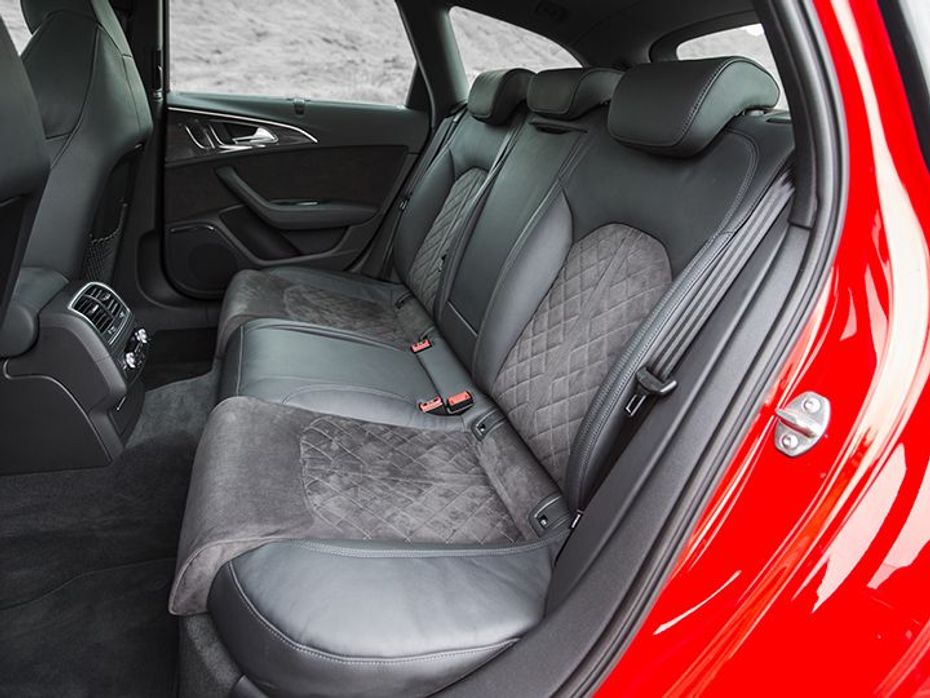 Audi RS6 India review Rear seats
