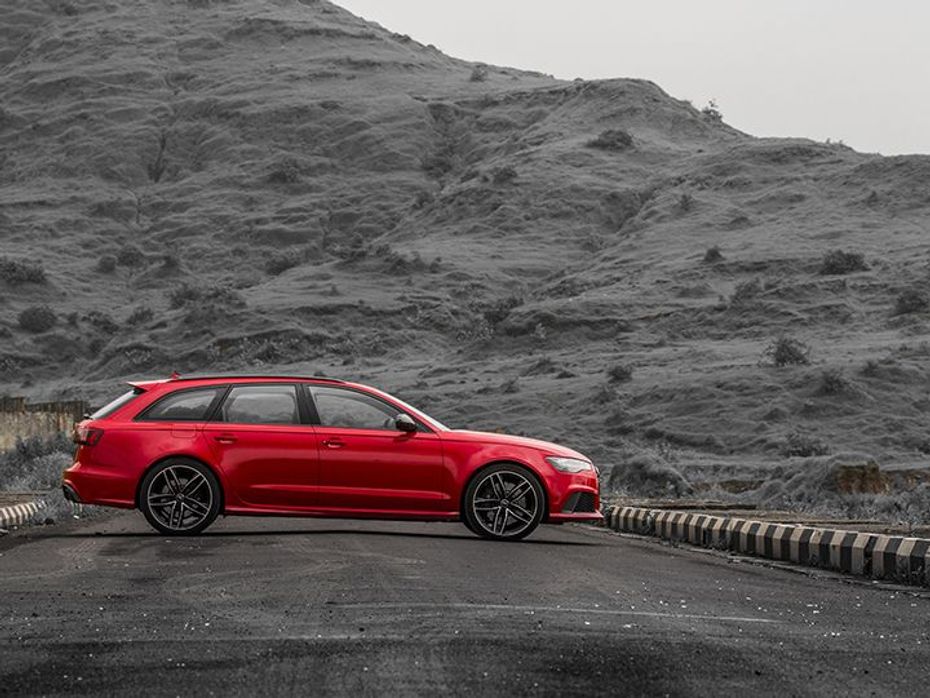 Audi RS6 India review side view