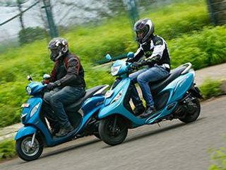 Yamaha Fascino vs TVS Scooty Zest: Comparison Review