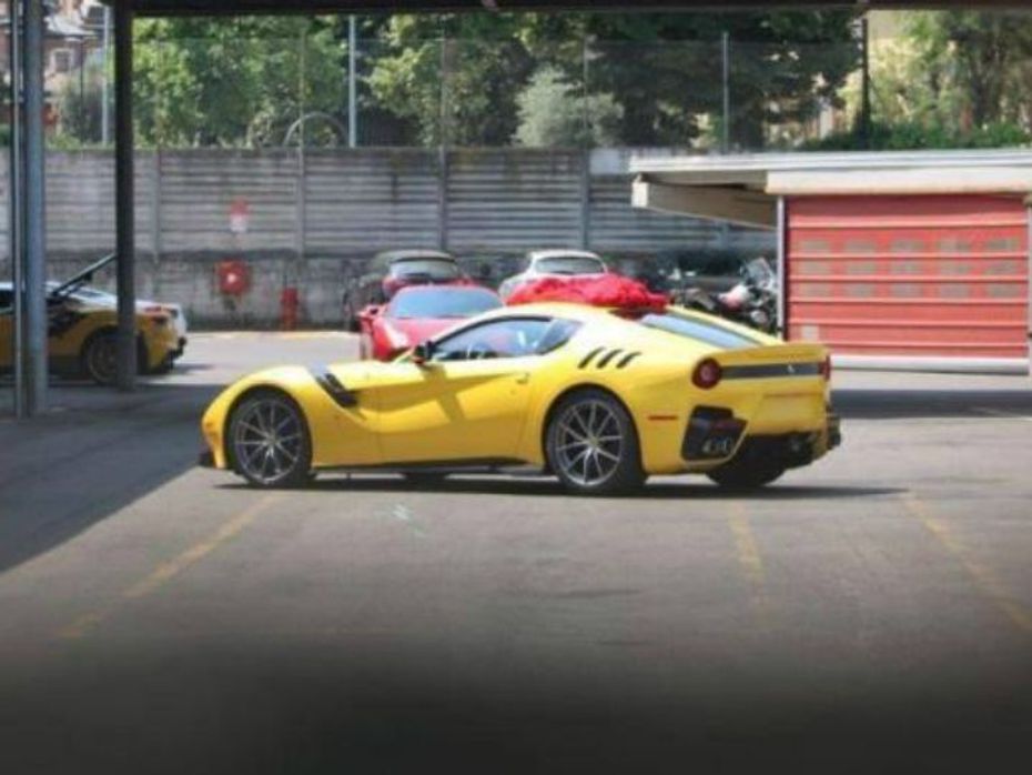 Ferrari F12 speciale spied