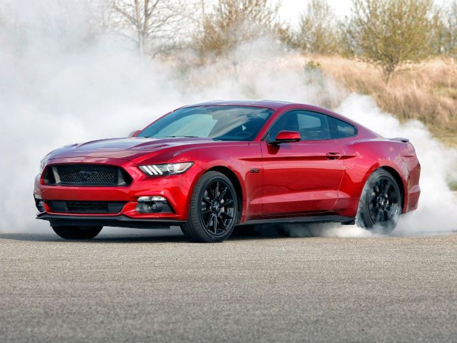 Ford Mustang in action