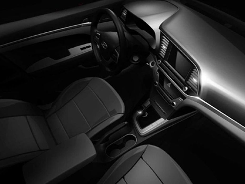 2016 Hyundai Elantra interior teased