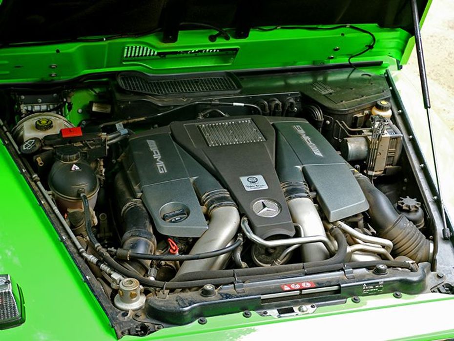 Mercedes-AMG G63 engine shot