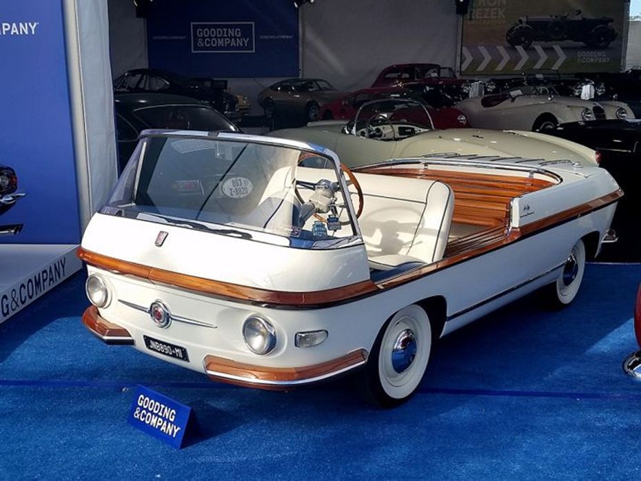 Meet this incredible Fiat car boat