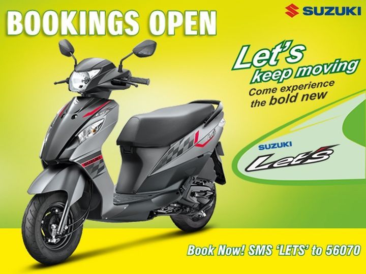  Suzuki Lets scooter tiene un nuevo color