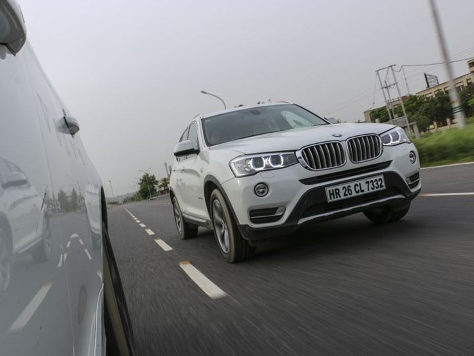 BMW X3 in action