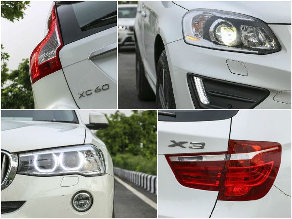 Volvo XC60 vs BMW X3 details
