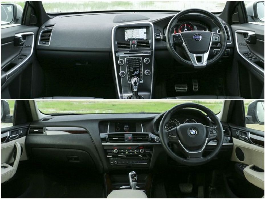 Volvo XC60 vs BMW X3 interior