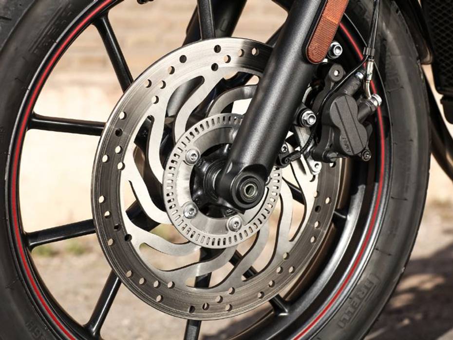 Triumph Bonneville Street Twin review brake