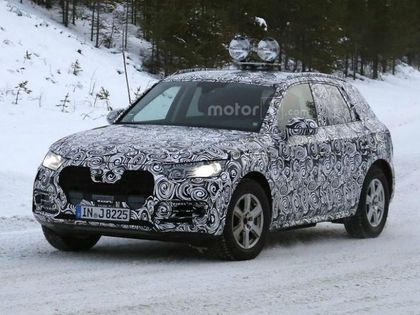 2017 Audi Q5 spied cold testing