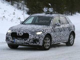 2017 Audi Q5 spied cold testing