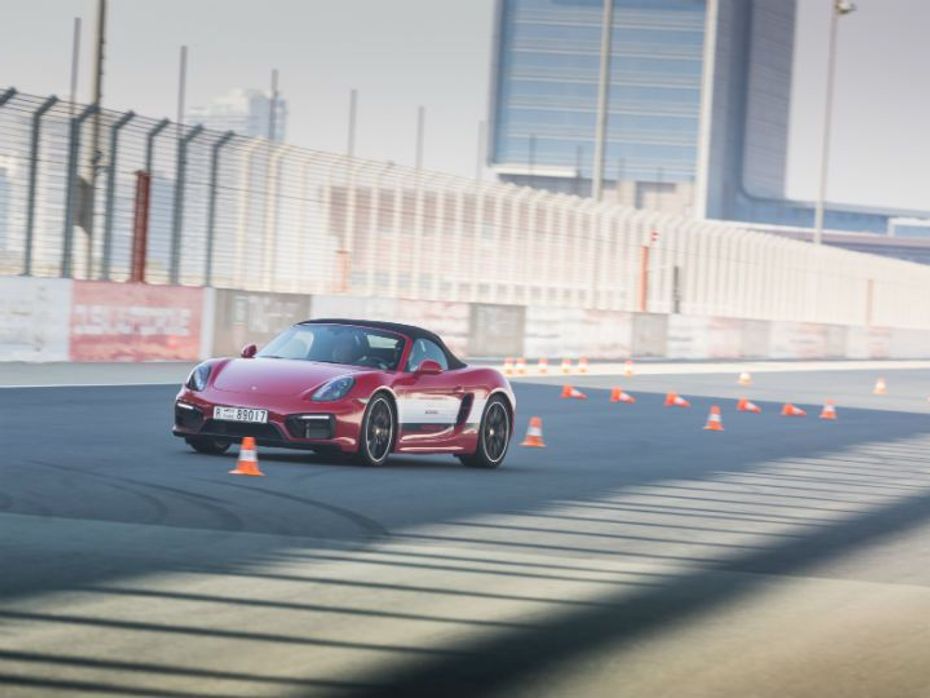 Porsche Boxster GTS at the PSDS Dubai