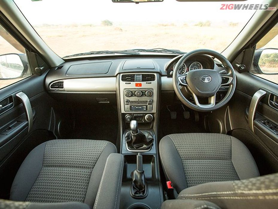 Tata Safari Varicor 400 Review interior