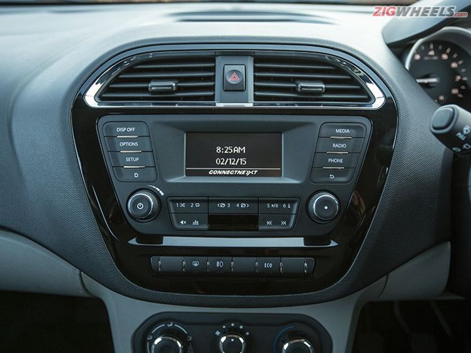 Tata Zica Review central console