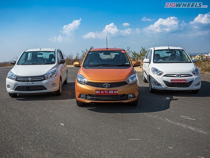 Tata Zica vs Maruti Celerio vs Hyundai i10 comparison Tata Zica vs Maruti Celerio vs Hyundai i10 comparison
