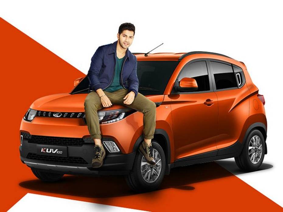 Varun Dhawan with the all new Mahindra KUV10