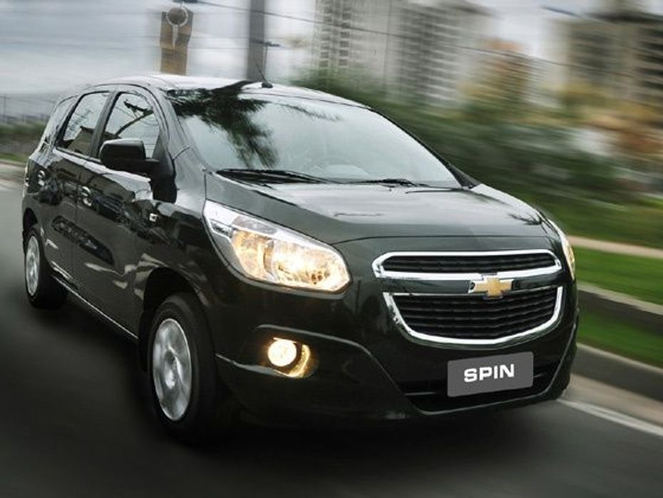 Chevrolet Spin MPV in action