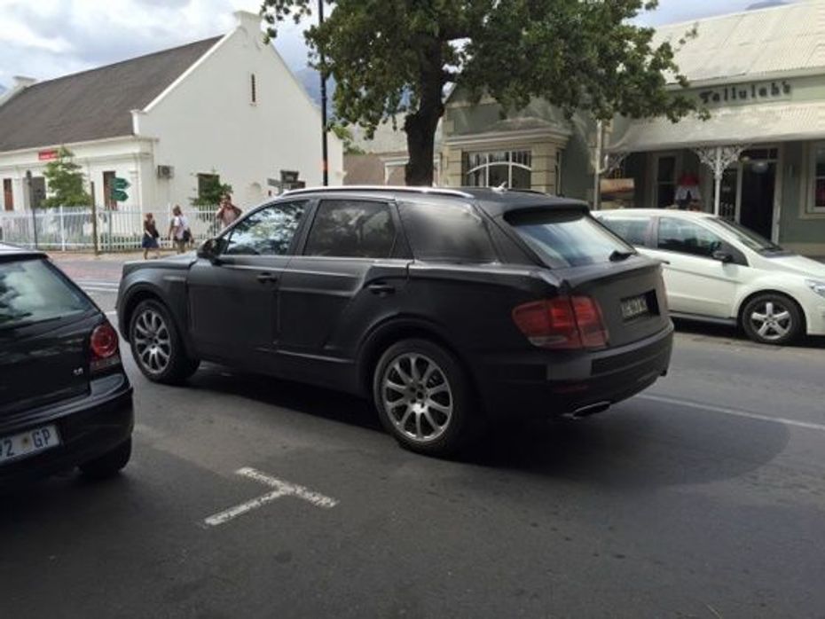 2016 Bentley Bentayga spotted testing in South Africa