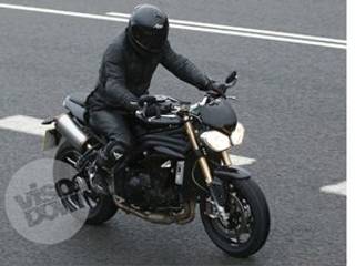 New Triumph Speed Triple spotted testing