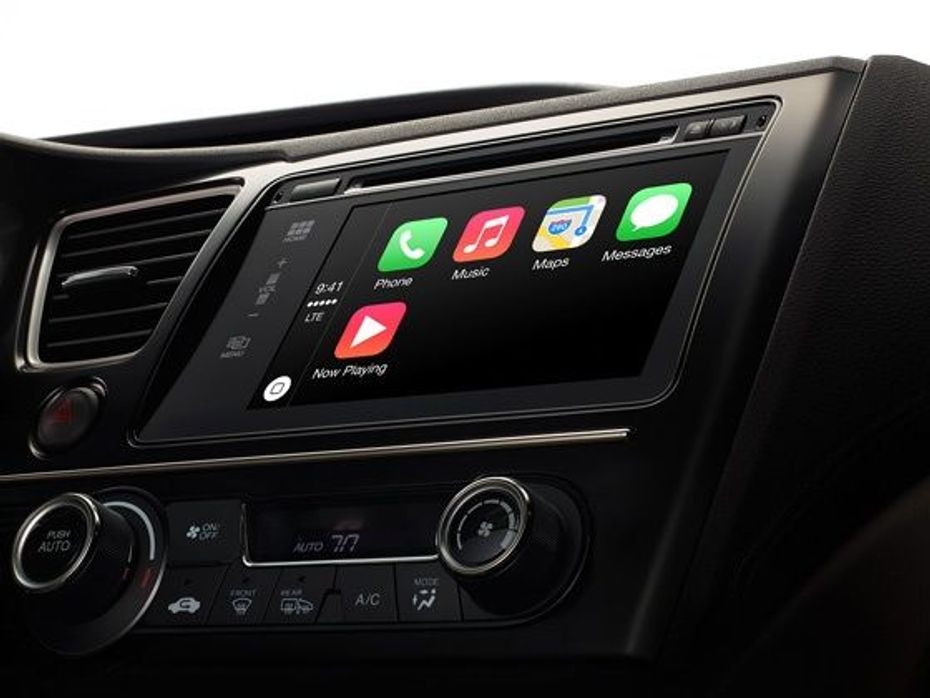 Apple Car Play car infotainment system
