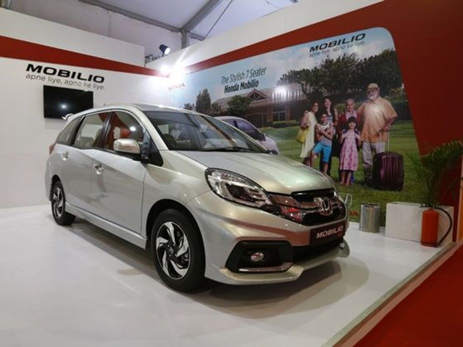 Honda Mobilio at Mumbai International Motor Show 2015