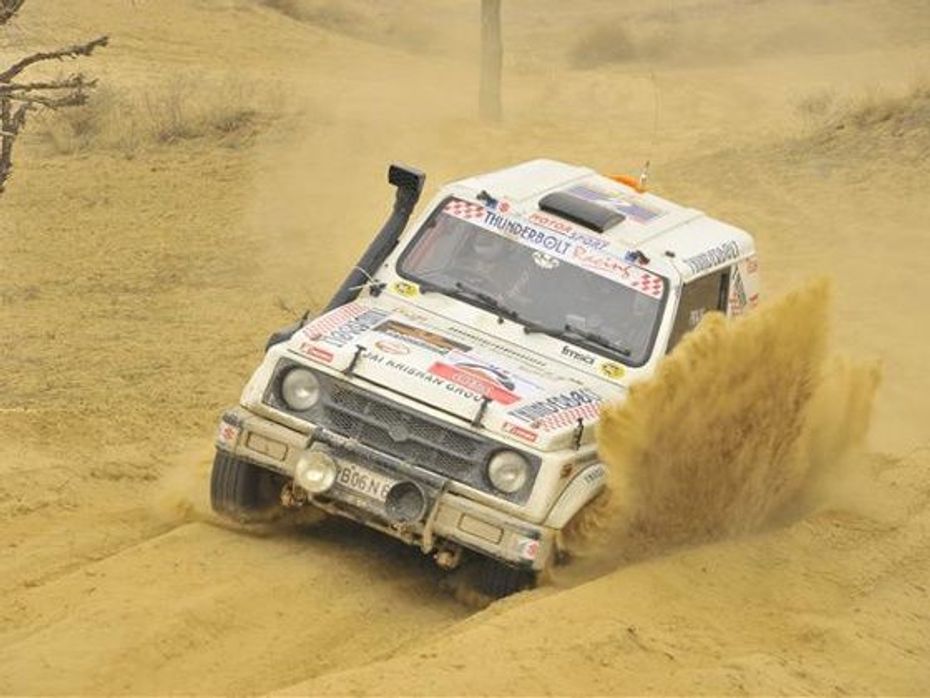 The Desert Storm rally will cover a distance of 2,300km