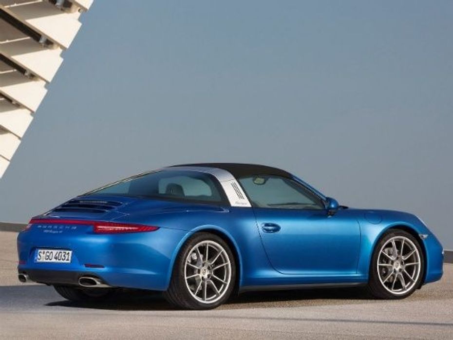 Porsche 911 Targa launched in India rear