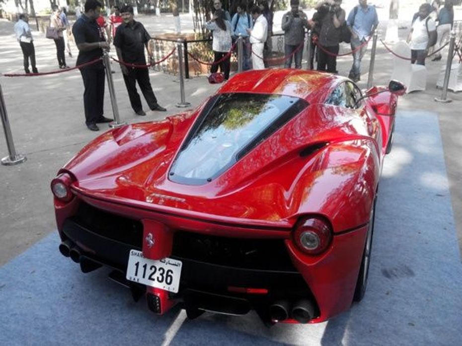 Ferrari LaFerrari rear shot