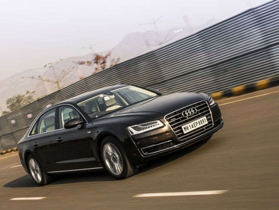 The new Audi A8L 60 TDI offer great grip around fast corners due to the quattro