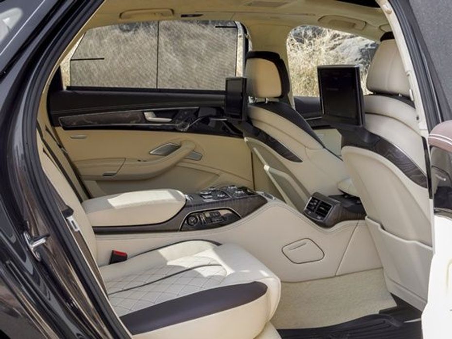 The Rear Seat Package on the 2015 Audi A8L 60 TDI