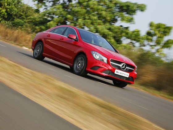 Mercedes-Benz CLA in action Mercedes-Benz CLA in action